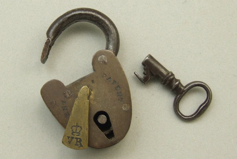 vintage padlock